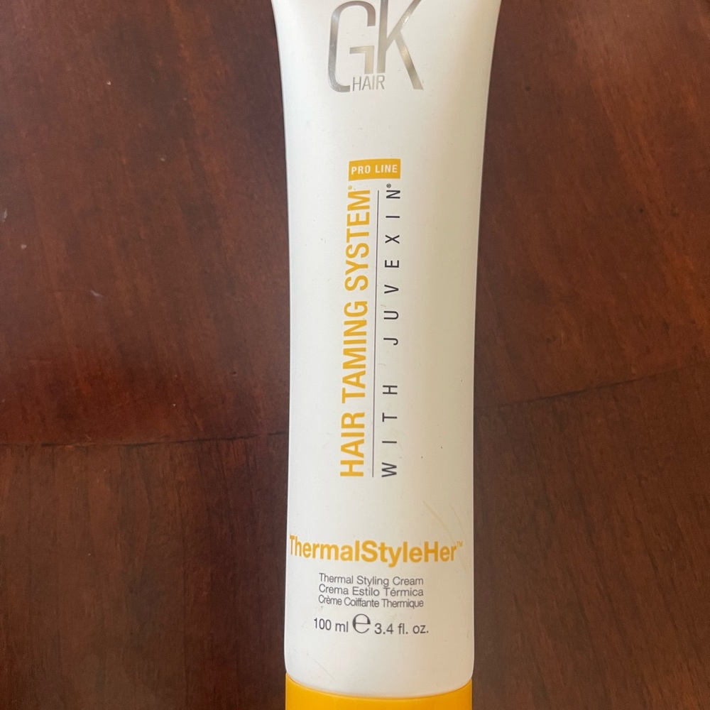 ThermalStyleHer Hair Taming System Cream - White and Orange